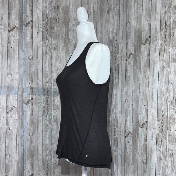 Women's Old Navy Active Tank | Breathe On | Black | Mesh Back | Small | Stretch - Picture 3 of 12